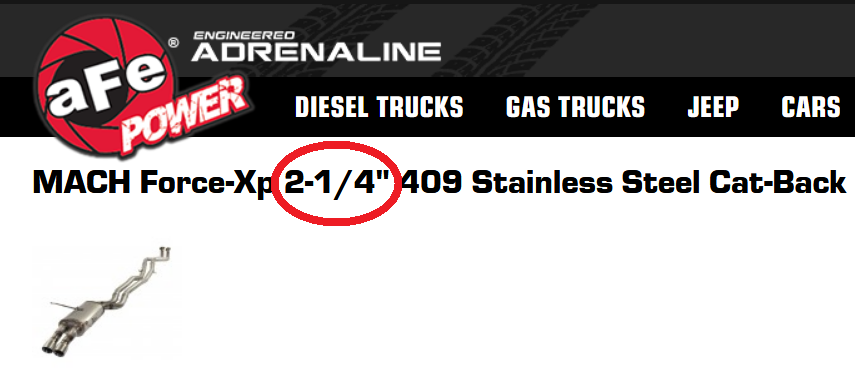 Name:  Screenshot_2020-10-16 MACH Force-Xp 2-1 4 409 Stainless Steel Cat-Back Exhaust System.png
Views: 576
Size:  97.8 KB