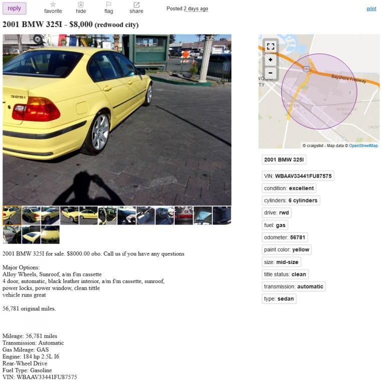 Name:  Screenshot 2022-03-27 at 14-10-57 2001 BMW 325I - cars & trucks - by owner - vehicle automotive .jpg
Views: 689
Size:  76.3 KB